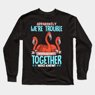 Apparently We're Trouble When We Are Together Long Sleeve T-Shirt